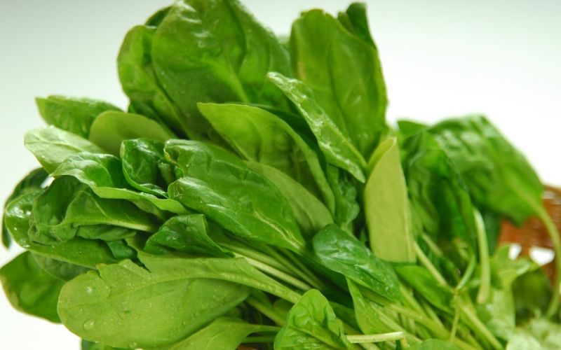 Cải bó xôi - Thực phẩm giàu Biotin - ktfood.vn
