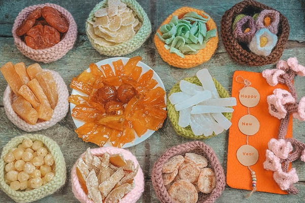 Mứt tết - thực phẩm ngày tết - ktfood