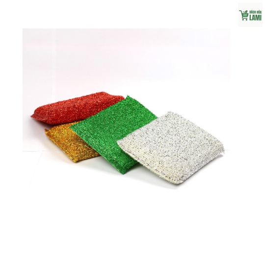 Bộ 4 miếng rữa chén kim tuyến