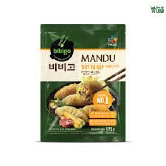 Bánh Mandu Thịt và Bắp CJ Bibigo – Gói 175g