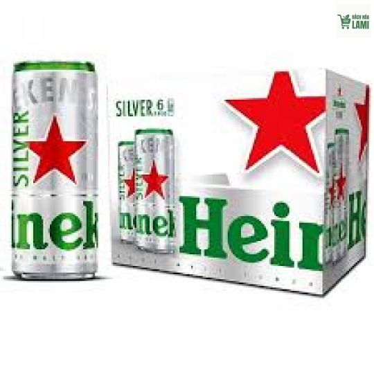 Bia Heineken Bạc Lon Cao 330ml