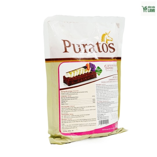 Bột trộn sẵn làm bánh Red Velvet Puratos 1kg