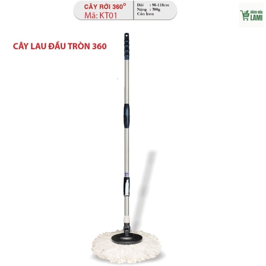 Cây lau đầu tròn 360 rời