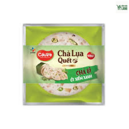 Giò lụa Quết Cầu Tre - Giò bì Ớt xiêm xanh 200g