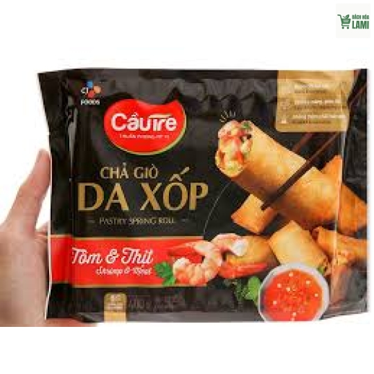 Chả Giò Da Xốp Cầu Tre - Nhân Tôm và Thịt - Gói 400G