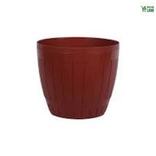 Chậu hoa Ø260 x 200 PP Nâu