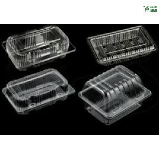 Hộp PET 1KG 918x870 Trong, Đục lỗ đáy và nắp