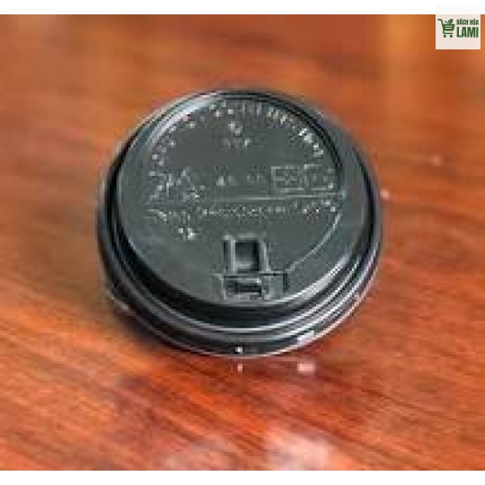 Nắp 37x80 PP Đen nút bật 