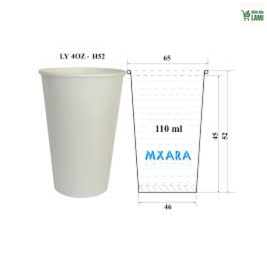 Ly giấy trắng 4ozz