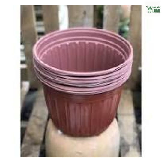 Chậu hoa Ø300 x 210 PP Nâu