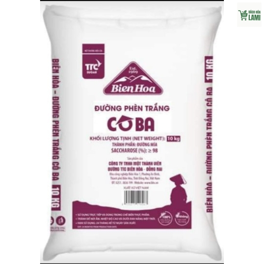 Đường phèn trắng Cô Ba 10kg