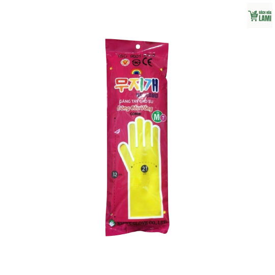 Găng tay cao su size Combi 32cm-L