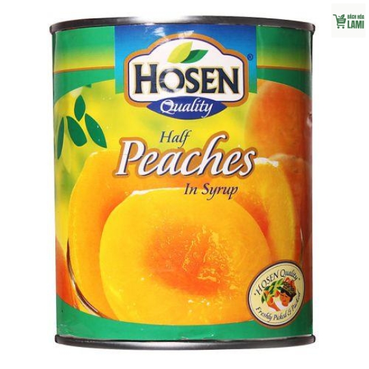 Đào cắt đôi ngâm Hosen 825gr 