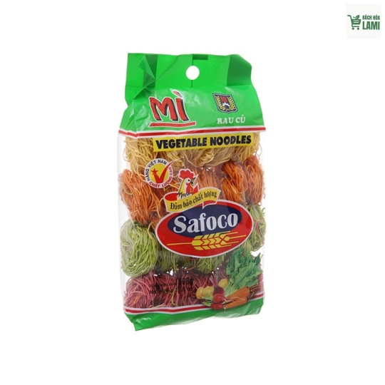 Mì rau củ sợi nhỏ Safoco 500gr 