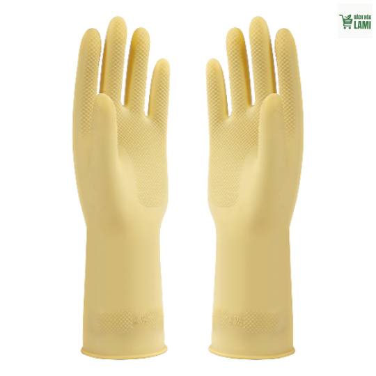 Găng tay cao su nếp nhăn 39cm-L