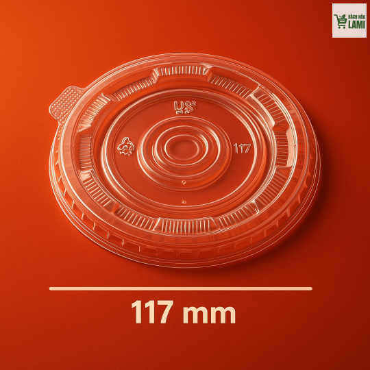 Nắp phi 117 PP trong
