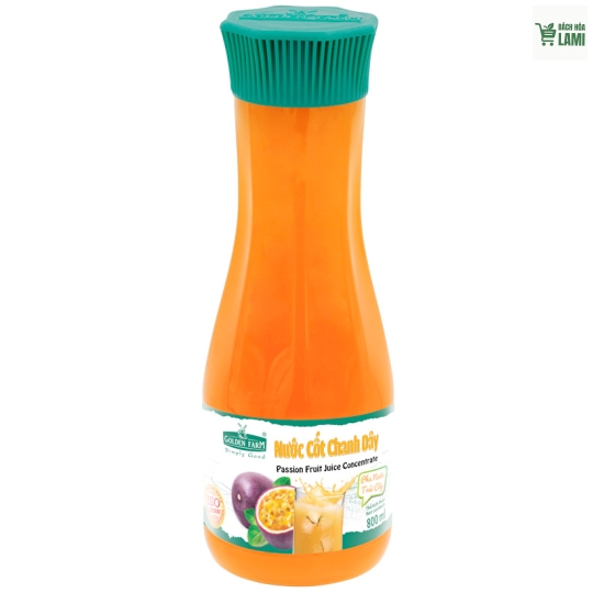 Mứt Cốt chanh dây Golden Farm 800ml