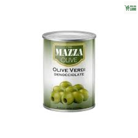Olive xanh nguyên trái tách hạt, lon 400g, xuất xứ Ý