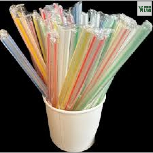 Ống hút Màu Phi 8 Bọc màngg