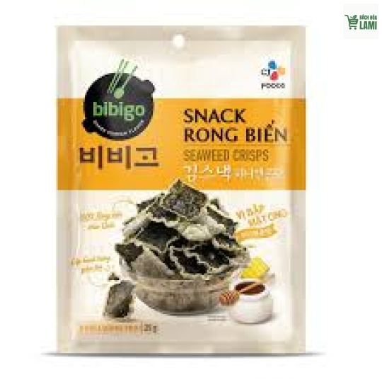 Snack Rong biển Bibigo vị Bắp Mật Ong 25gr