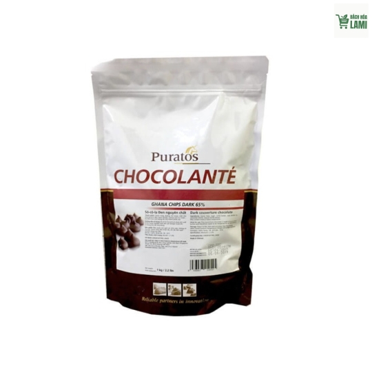 Socola Nút Đen 75% Puratos D37B 1Kg