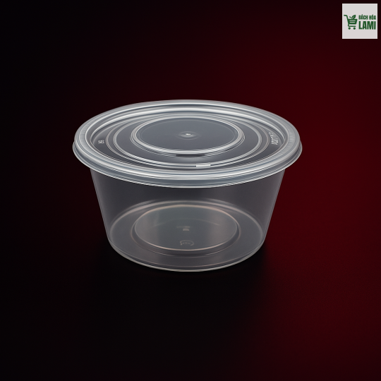 Tô 1000ml PP Trong + Nắp PP Trong